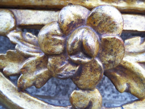 specchiera antica piemontese doratura a mecca 